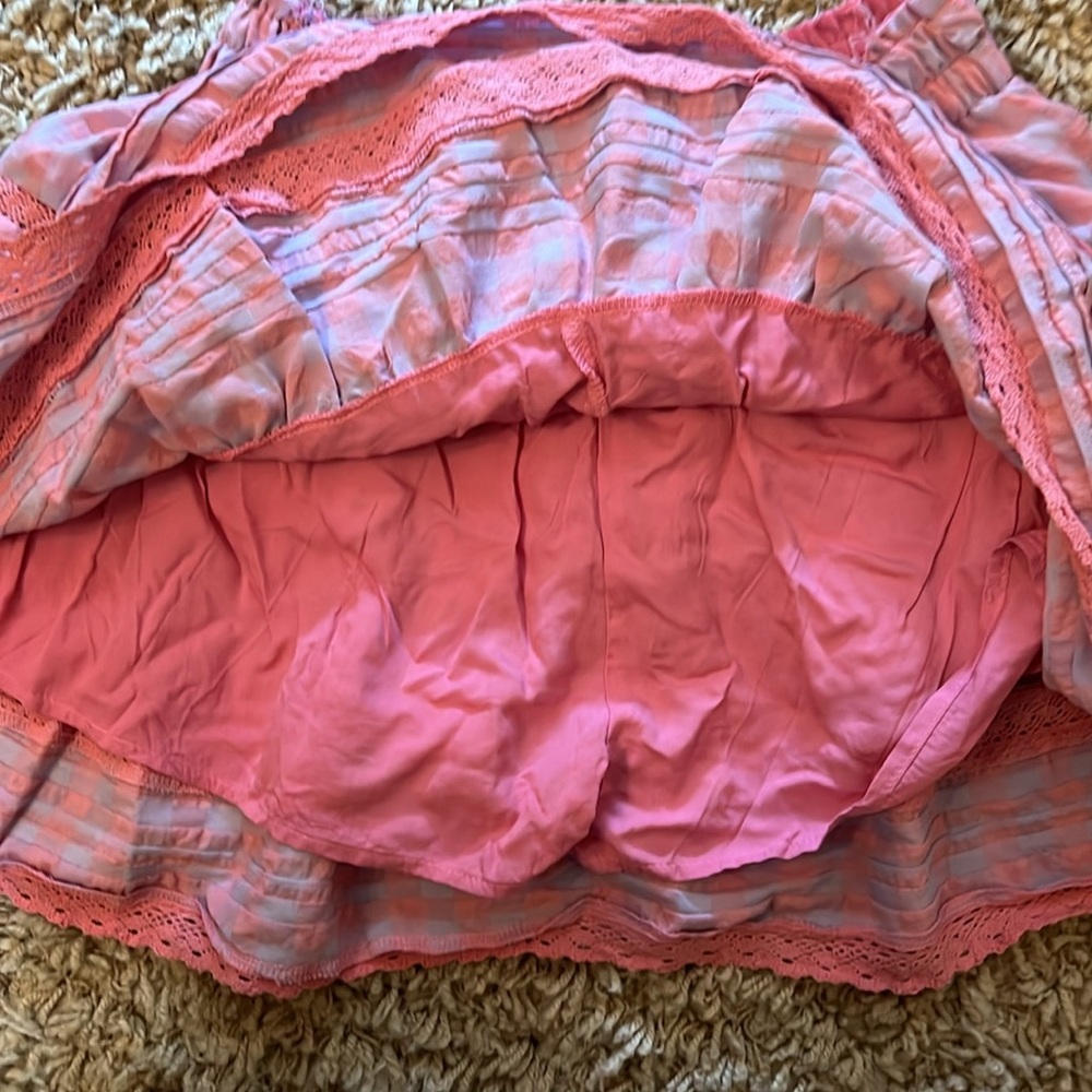 Pink Tiered Ruffle Skirt - Picture 3 of 3